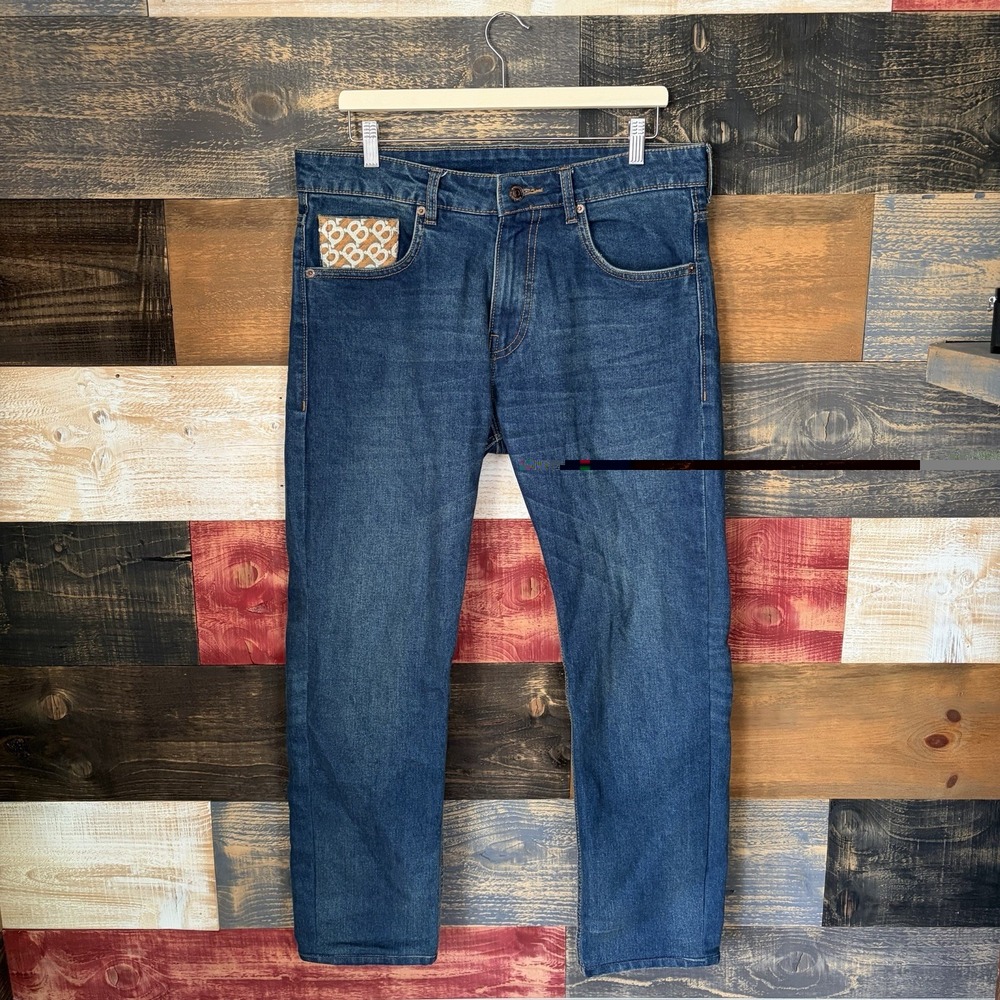 Burberry London Mainline Denim Jeans Mens 36 Straight Blue
